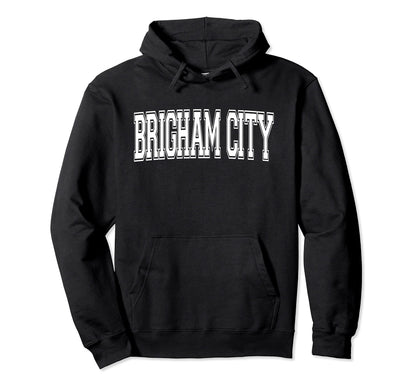 Brigham City Ut Utah Usa Sports Hoodie - Custom Art Print for Adults - T-Shirt, Sweatshirt, Hoodie