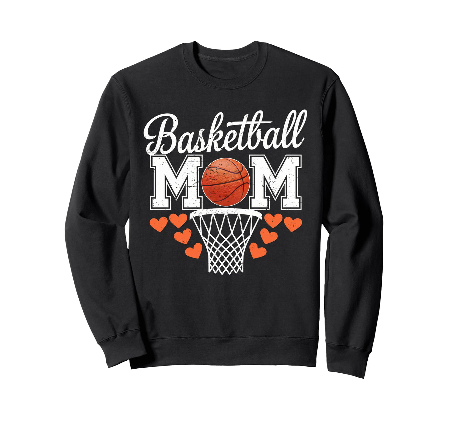 Basketball Mom Mama Mothers Game Day Sweatshirt - Trendy Graphic Men Women - T-Shirt, Sweatshirt, Hoodie
