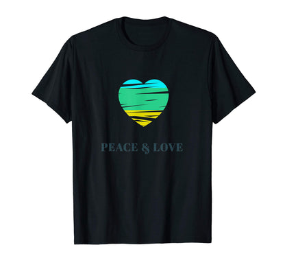 Peace Love T-Shirt - Graphic Print for Adults - T-Shirt, Sweatshirt, Hoodie