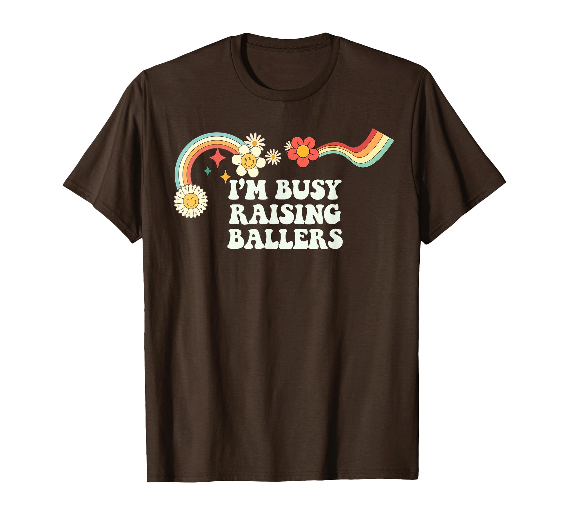 Groovy Script Funny Im Busy Raising T-Shirt - Custom Art Print Unisex - T-Shirt, Sweatshirt, Hoodie