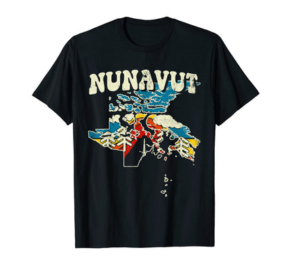 Nunavut Province Rainbow Canada 70S T-Shirt - Aesthetic Graphic Men Women - T-Shirt, Sweatshirt, Hoodie
