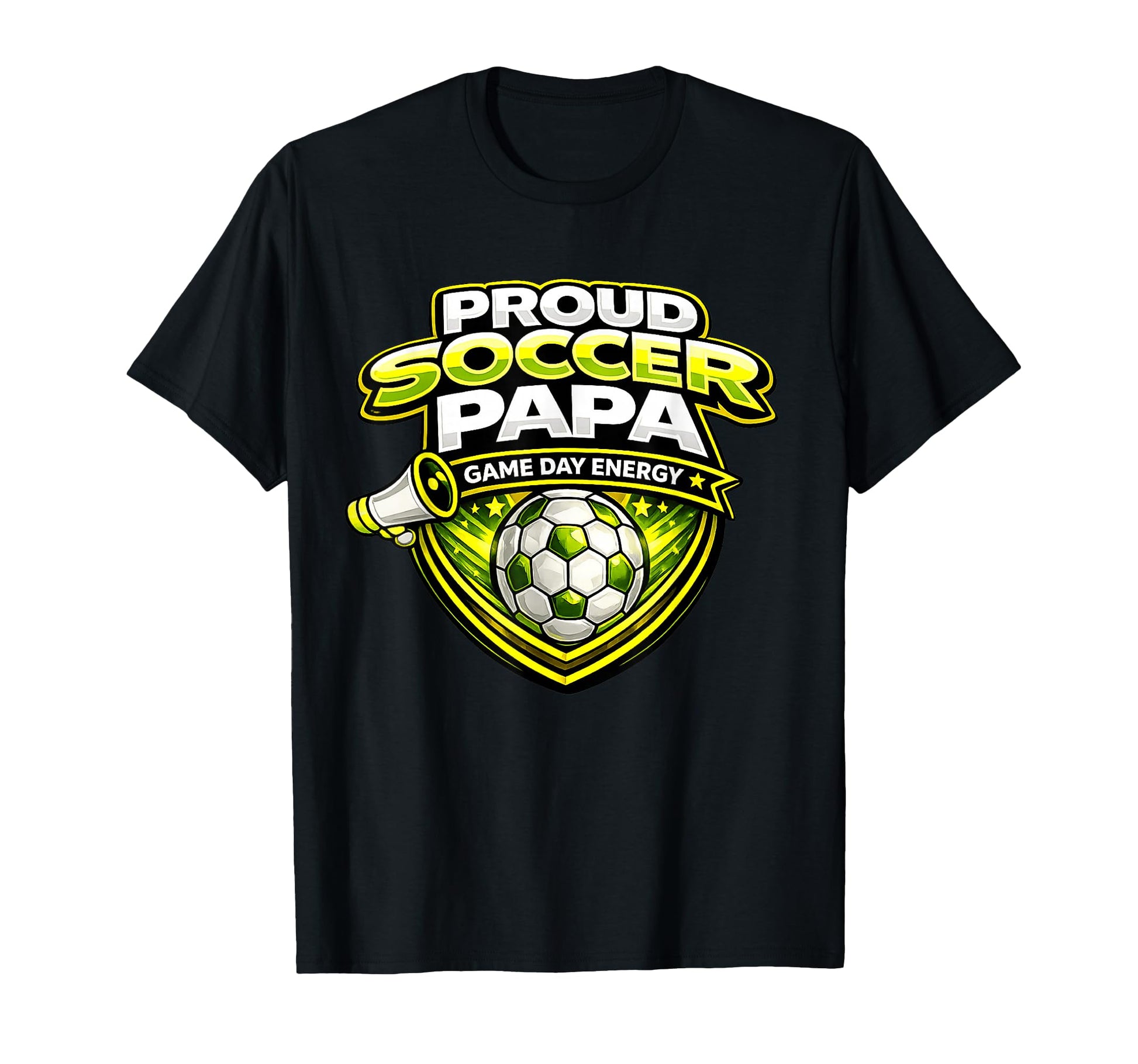 Soccer Papa Funny Proud Game Day T-Shirt - Streetwear Style Men Women - T-Shirt, Sweatshirt, Hoodie