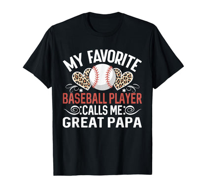 My Favorite Baseball Player Calls Me T-Shirt - Minimalist Print Unisex - T-Shirt, Sweatshirt, Hoodie
