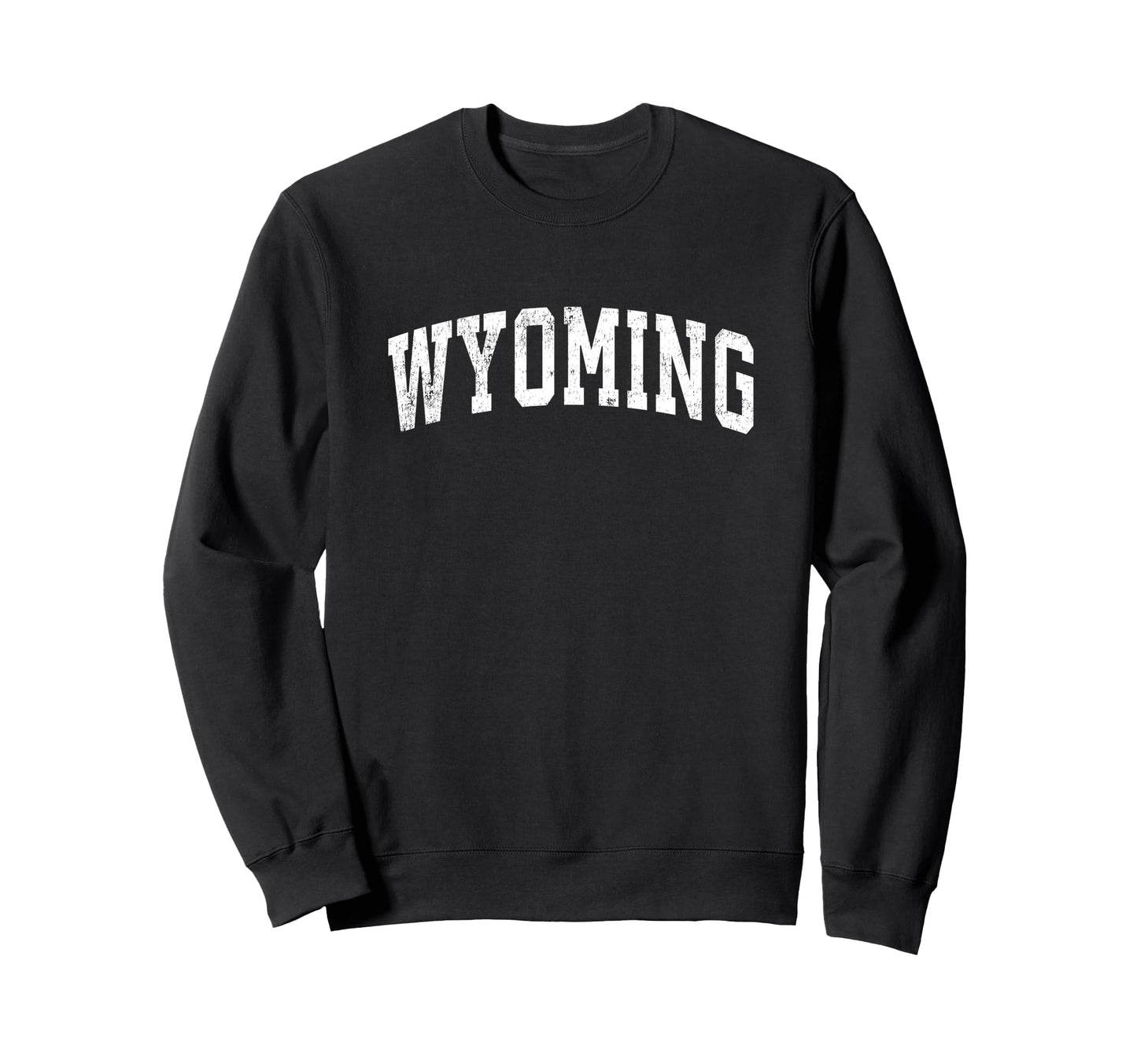 Wyoming Varsity Sports Text Sweatshirt - Unique Graphic Men Women - T-Shirt, Sweatshirt, Hoodie
