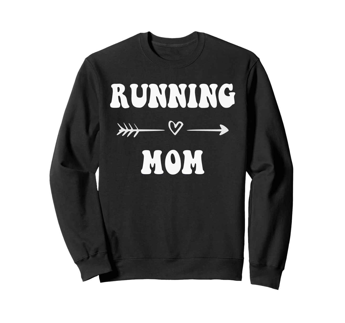 Running Mom Runner Stylish Sweatshirt - Aesthetic Graphic for Adults - T-Shirt, Sweatshirt, Hoodie