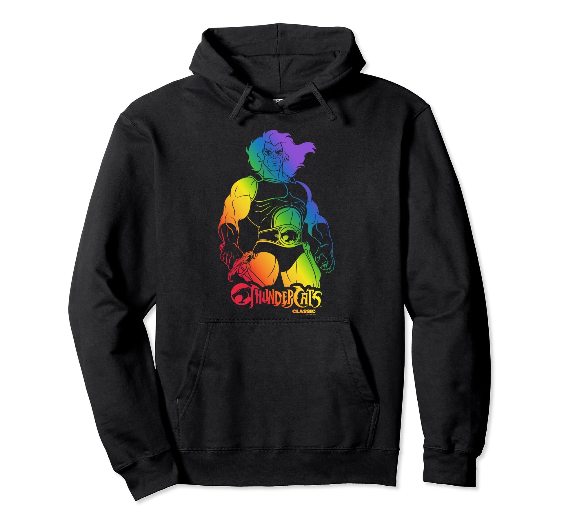 Thundercats Lion O Rainbow Hoodie - Trendy Graphic for Adults - T-Shirt, Sweatshirt, Hoodie