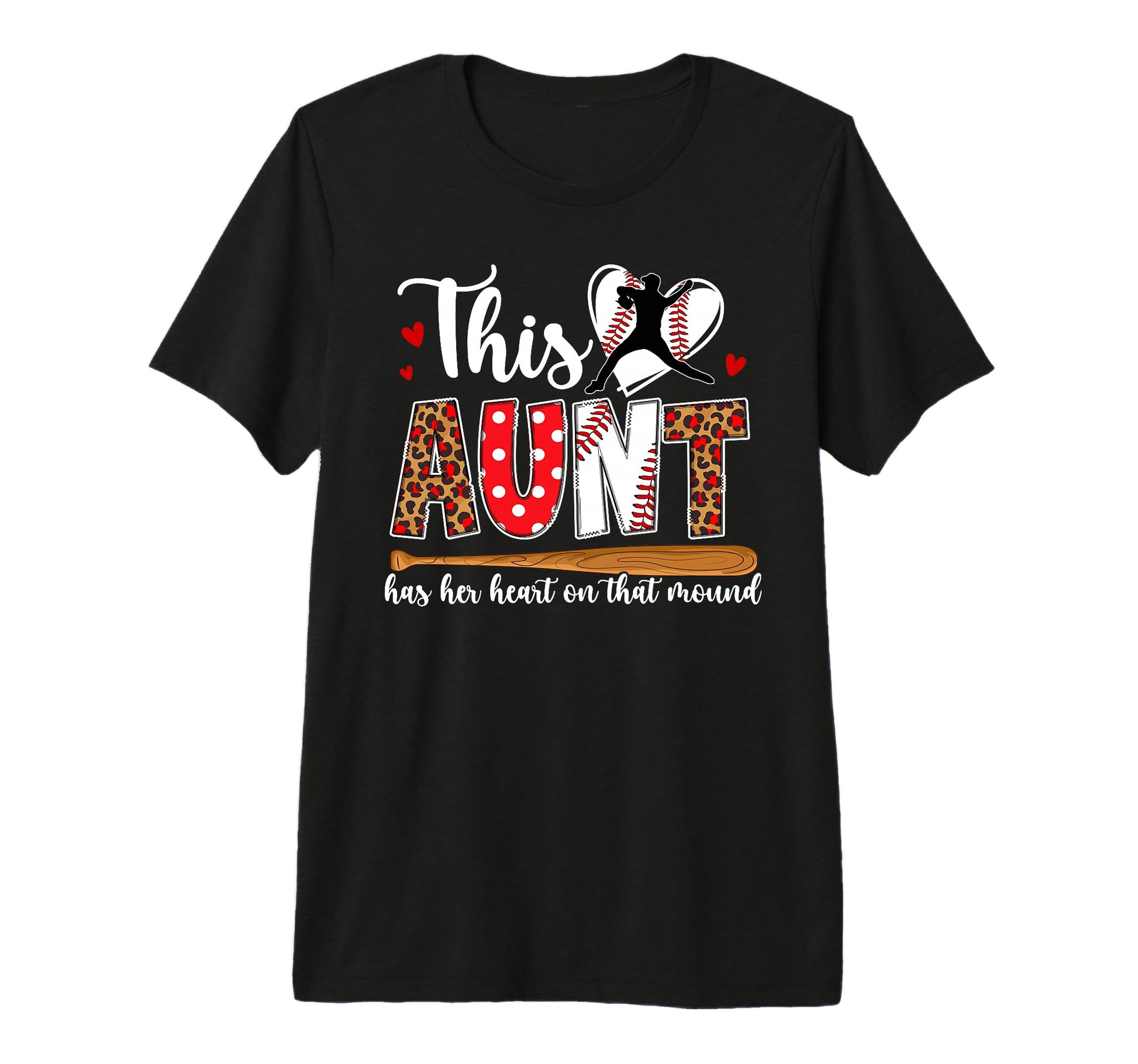 Proud Baseball Pitcher Aunt Baseball T-Shirt - Aesthetic Graphic Men Women - T-Shirt, Sweatshirt, Hoodie
