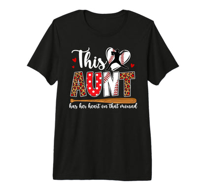 Proud Baseball Pitcher Aunt Baseball T-Shirt - Aesthetic Graphic Men Women - T-Shirt, Sweatshirt, Hoodie