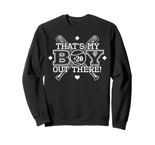 Baseball Mom Dad Thats My Proud Sweatshirt - Custom Art Print for Adults - T-Shirt, Sweatshirt, Hoodie
