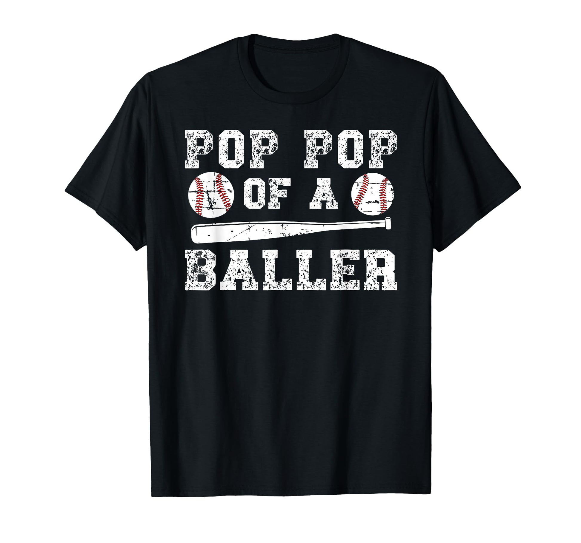 Pop Pop Baller Baseball Pop Pop Baseball T-Shirt - Trendy Graphic Unisex - T-Shirt, Sweatshirt, Hoodie