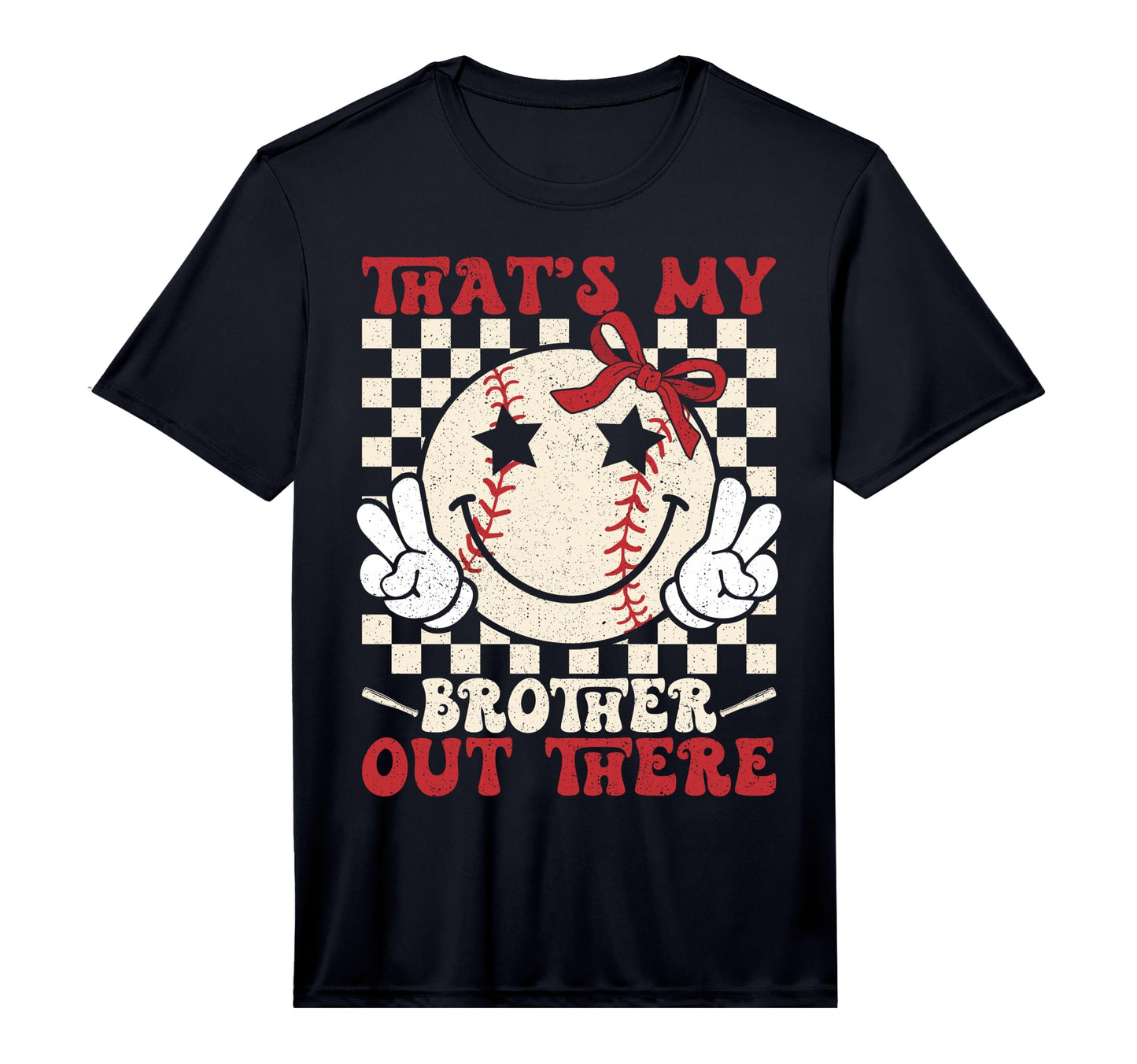 Thats My Brother Out There Baseball T-Shirt - Minimalist Print for Adults - T-Shirt, Sweatshirt, Hoodie