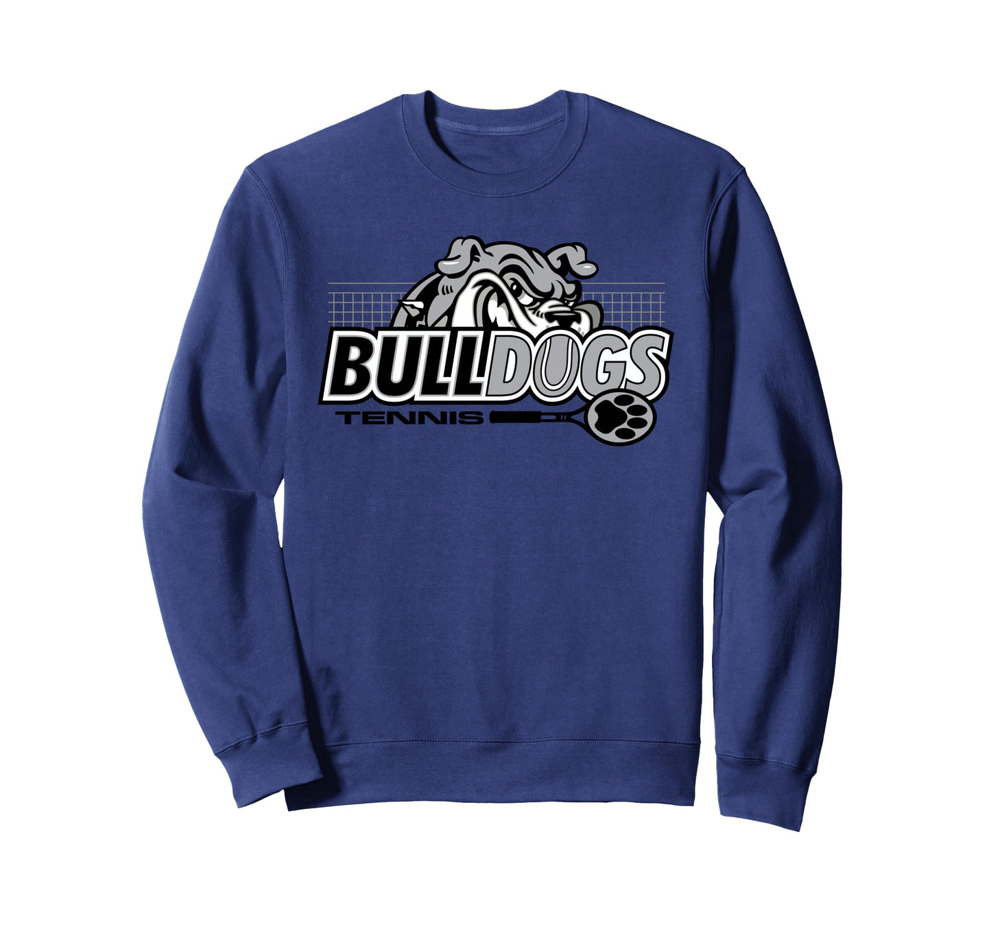 Bulldogs Tennis Mom Game Day Sweatshirt - Casual Everyday Wear Men Women - T-Shirt, Sweatshirt, Hoodie