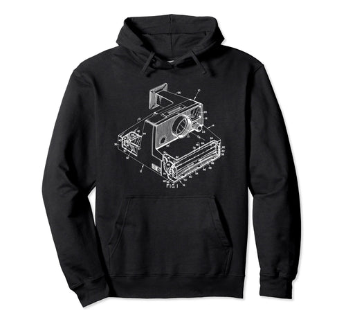 Photography Camera Patent Hoodie - Casual Everyday Wear Unisex - T-Shirt, Sweatshirt, Hoodie