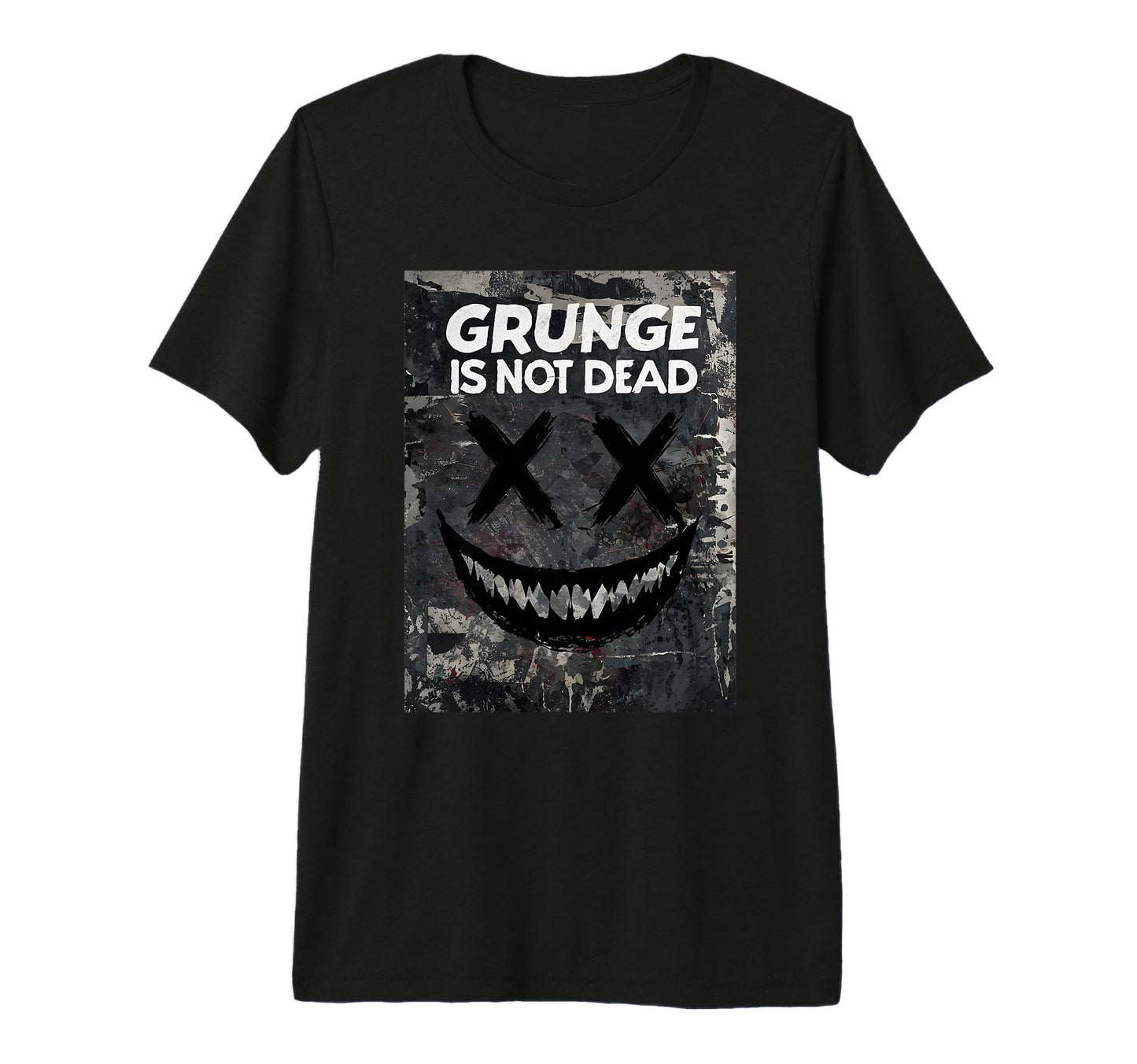 Grunge Is Not Dead Tri Blend T-Shirt - Aesthetic Graphic Unisex - T-Shirt, Sweatshirt, Hoodie