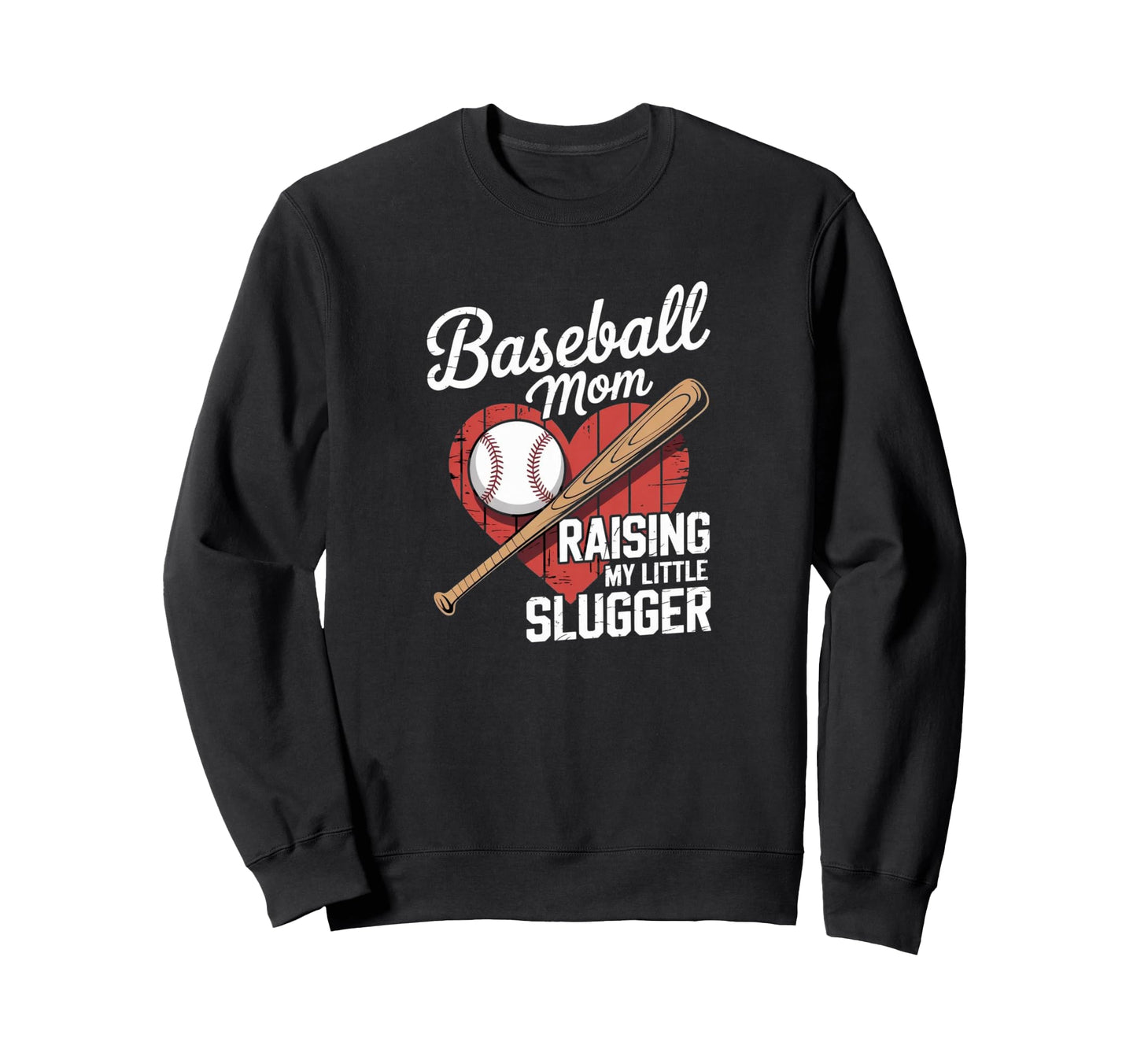 Baseball Mother Raising My Young Sweatshirt - Novelty Apparel Men Women - T-Shirt, Sweatshirt, Hoodie