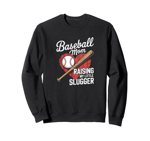 Baseball Mother Raising My Young Sweatshirt - Novelty Apparel Men Women - T-Shirt, Sweatshirt, Hoodie
