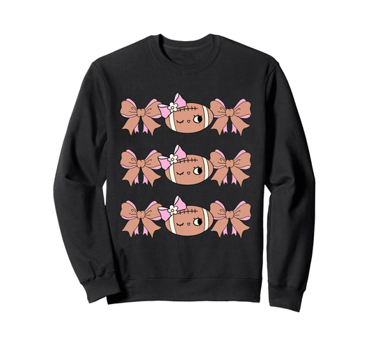 Cheerleader American Football Coquette Sweatshirt - Unique Graphic Unisex - T-Shirt, Sweatshirt, Hoodie