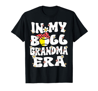 My Ball Grandma Era Groovy Baseball T-Shirt - Graphic Print for Adults - T-Shirt, Sweatshirt, Hoodie
