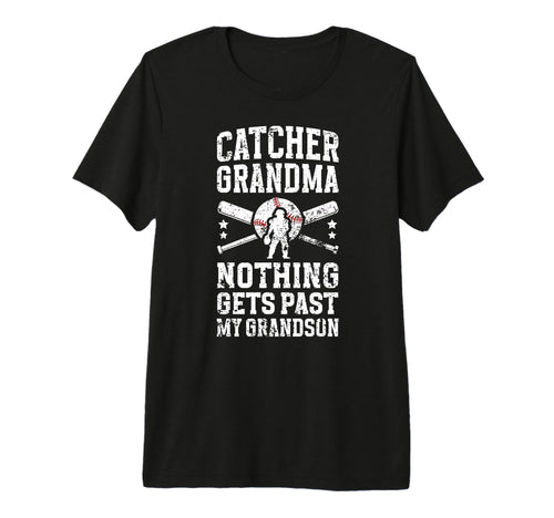 My Grandson Baseball Catcher Grandma T-Shirt - Trendy Graphic Men Women - T-Shirt, Sweatshirt, Hoodie