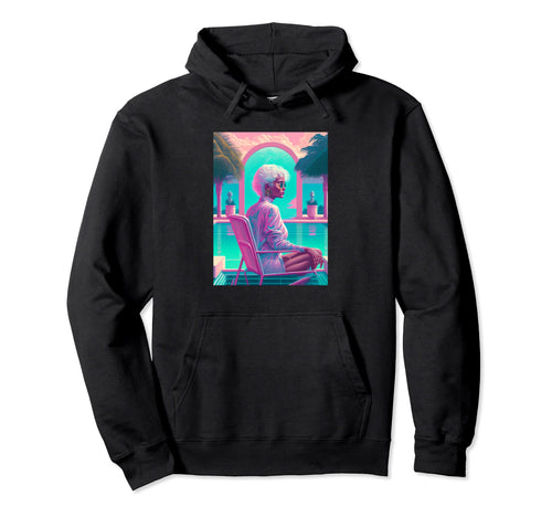 Vaporwave Aesthetic Trippy Vapor Wave Hoodie - Novelty Apparel Men Women - T-Shirt, Sweatshirt, Hoodie