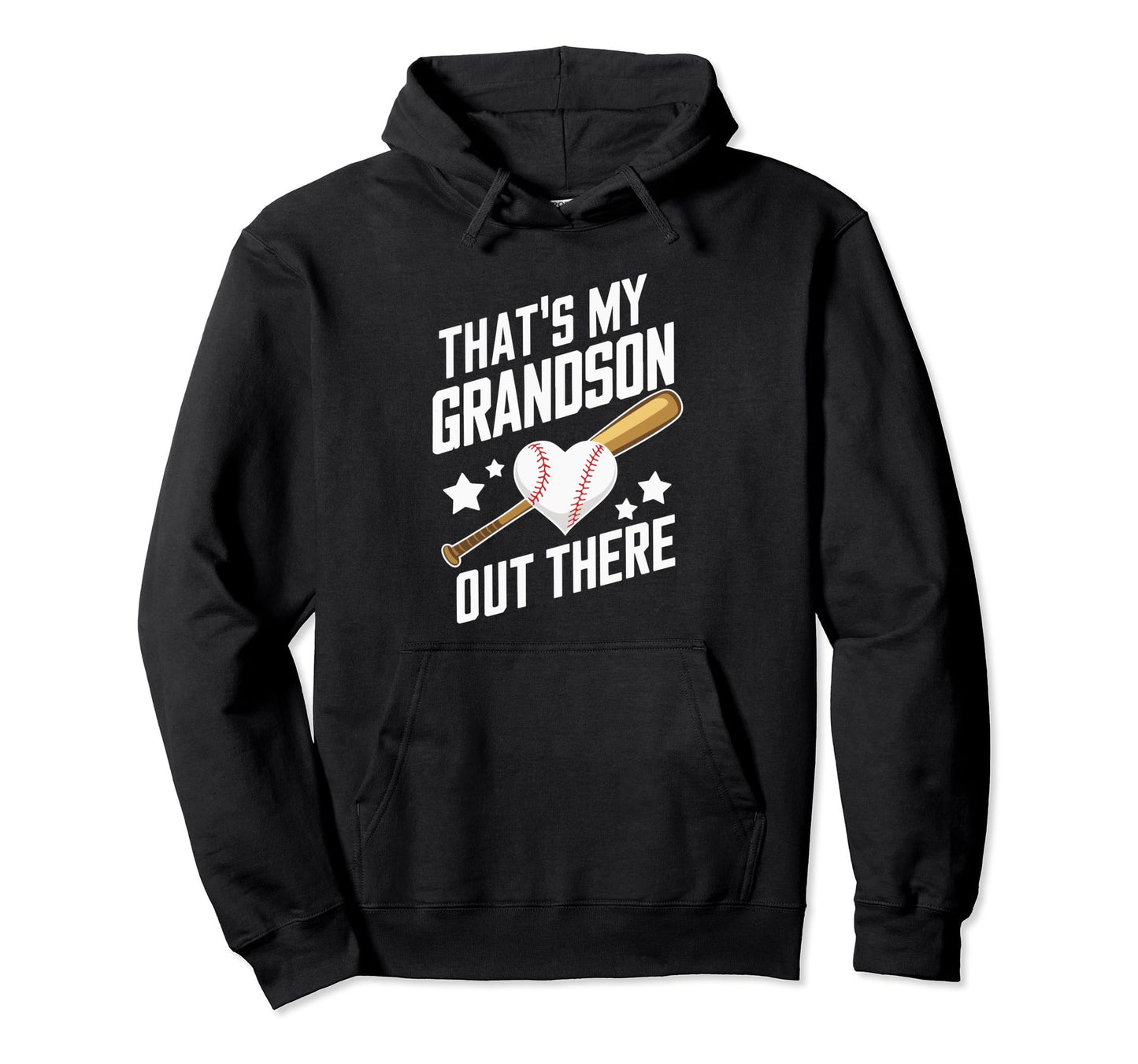 Thats My Grandson Out There Baseball Hoodie - Aesthetic Graphic Unisex - T-Shirt, Sweatshirt, Hoodie