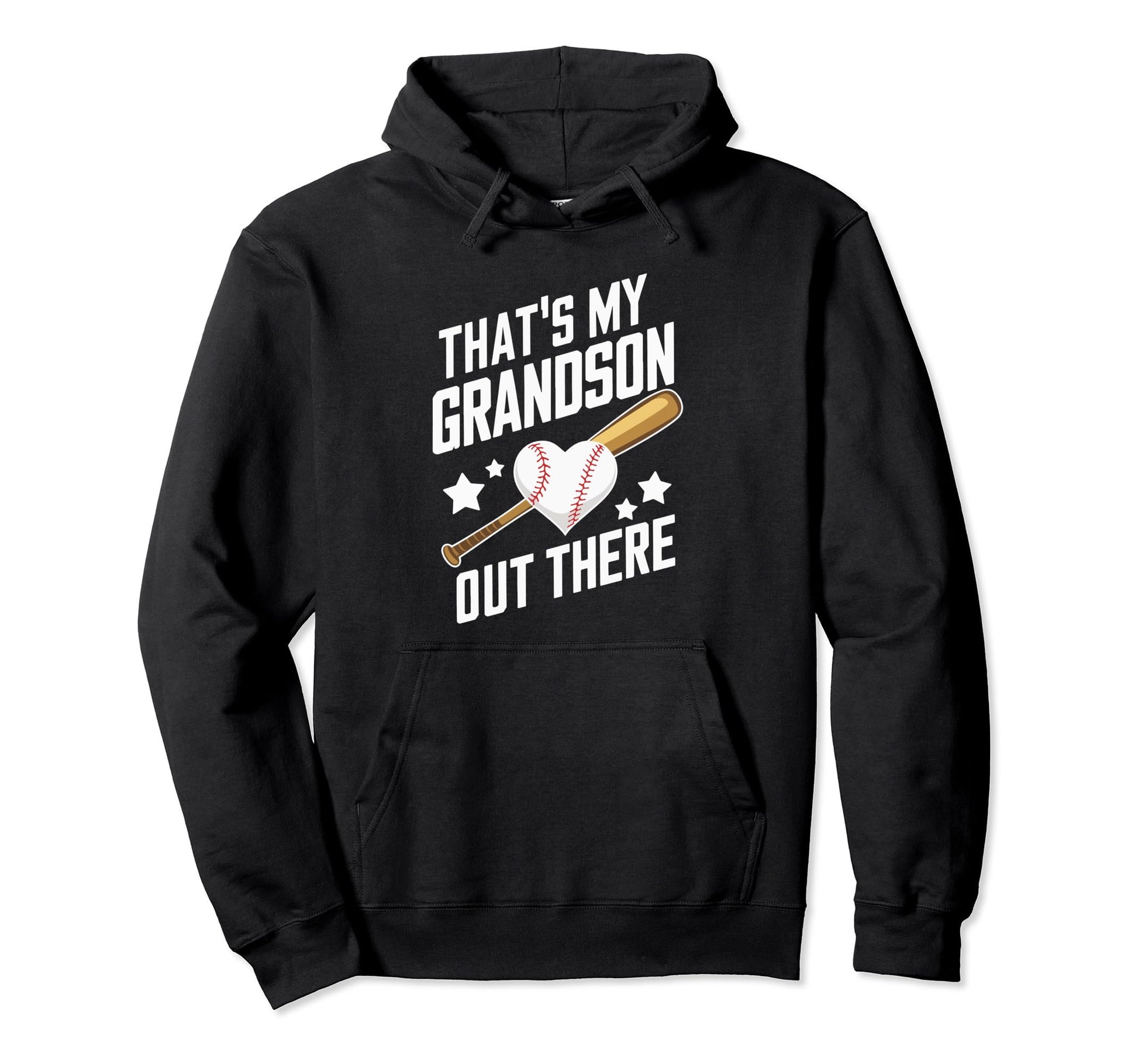 Thats My Grandson Out There Baseball Hoodie - Aesthetic Graphic Unisex - T-Shirt, Sweatshirt, Hoodie
