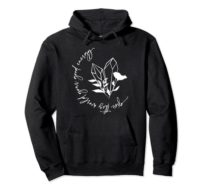 Give This World Good Energy Boho Hippie Hoodie - Graphic Print for Adults - T-Shirt, Sweatshirt, Hoodie