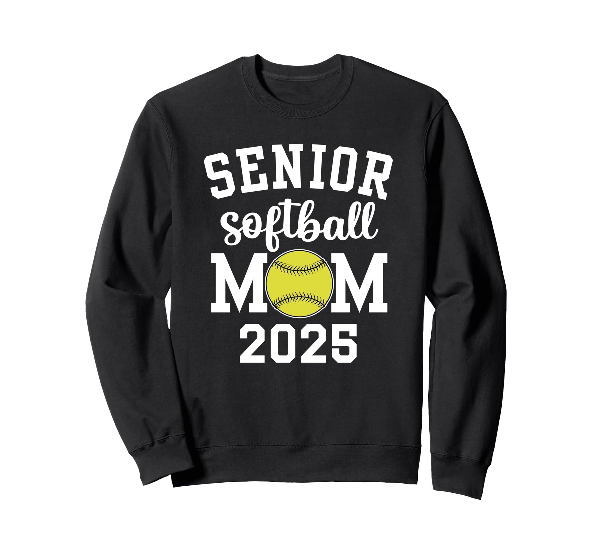 Softball Mom Game Day Senior Sweatshirt - Trendy Graphic for Adults - T-Shirt, Sweatshirt, Hoodie