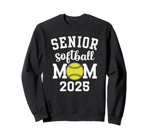Softball Mom Game Day Senior Sweatshirt - Trendy Graphic for Adults - T-Shirt, Sweatshirt, Hoodie
