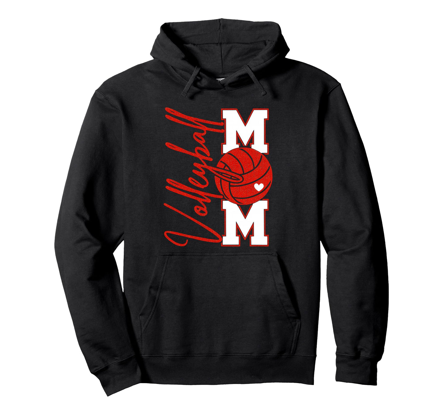 Volleyball Mom Game Day Mama Sports Hoodie - Novelty Apparel for Adults - T-Shirt, Sweatshirt, Hoodie