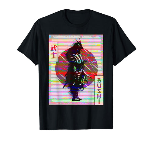 Samurai Anime Kitsune Mask Fox Mask T-Shirt - Custom Art Print Unisex - T-Shirt, Sweatshirt, Hoodie