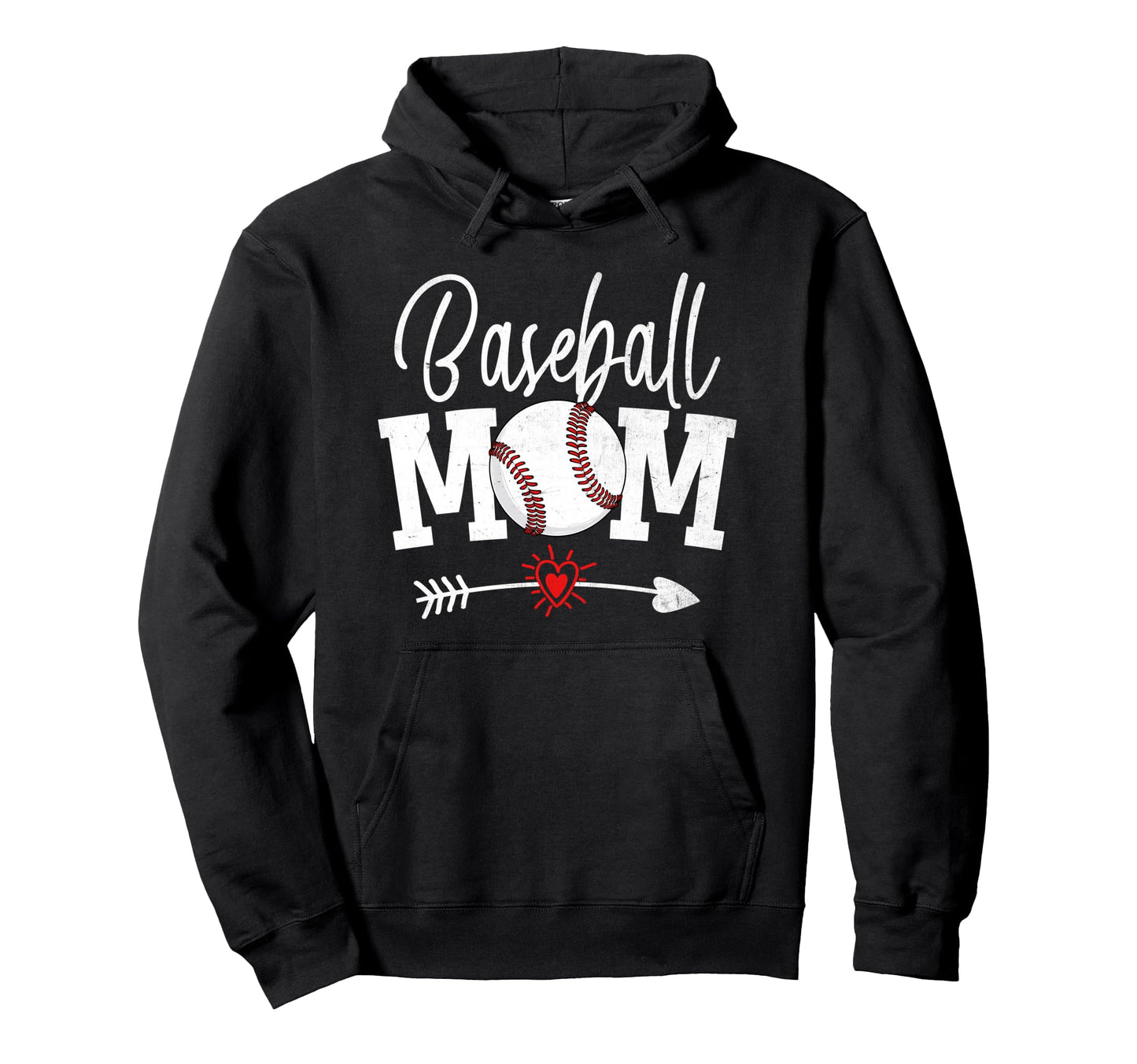 Baseball Mom Mothers Day Funny Hoodie - Custom Art Print Men Women - T-Shirt, Sweatshirt, Hoodie