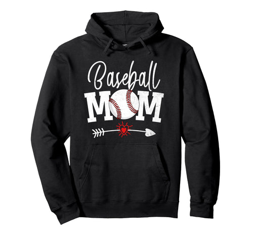 Baseball Mom Mothers Day Funny Hoodie - Custom Art Print Men Women - T-Shirt, Sweatshirt, Hoodie