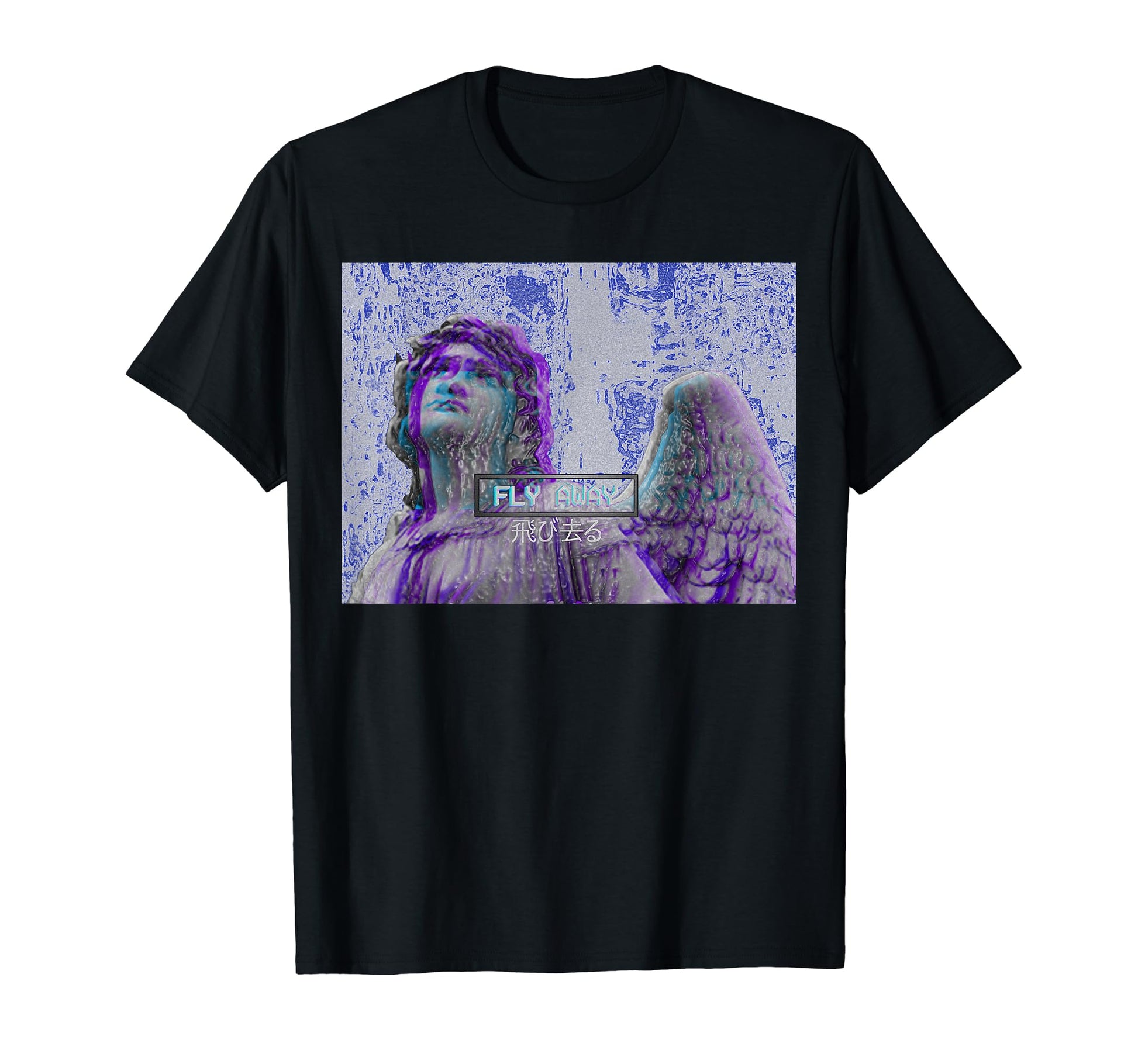 Fly Away Aesthetic Vaporwave Anime Hipster T-Shirt - Trendy Graphic Unisex - T-Shirt, Sweatshirt, Hoodie