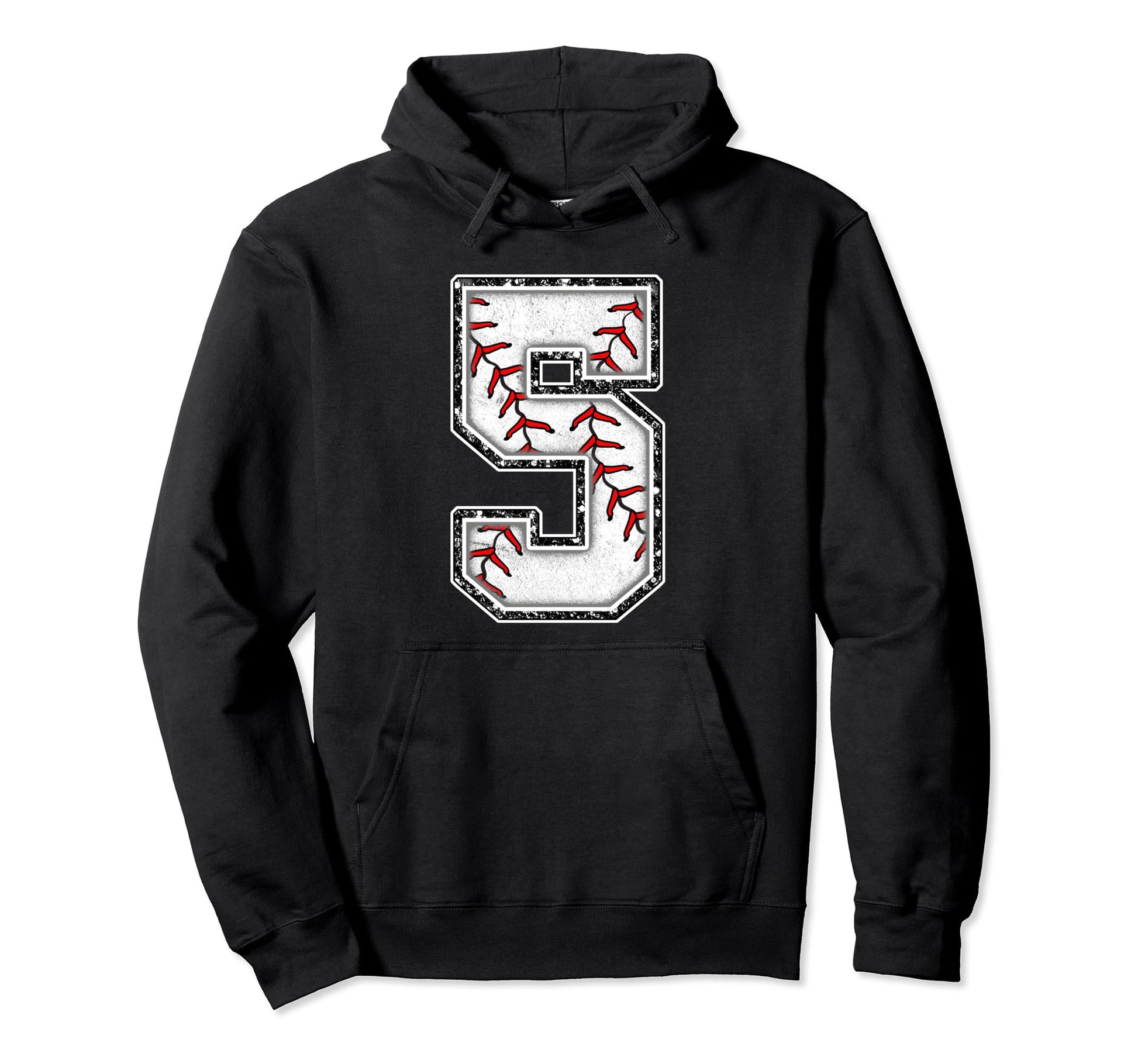 5 Years Old Birthday Baseball Theme Five Hoodie - Aesthetic Graphic Unisex - T-Shirt, Sweatshirt, Hoodie