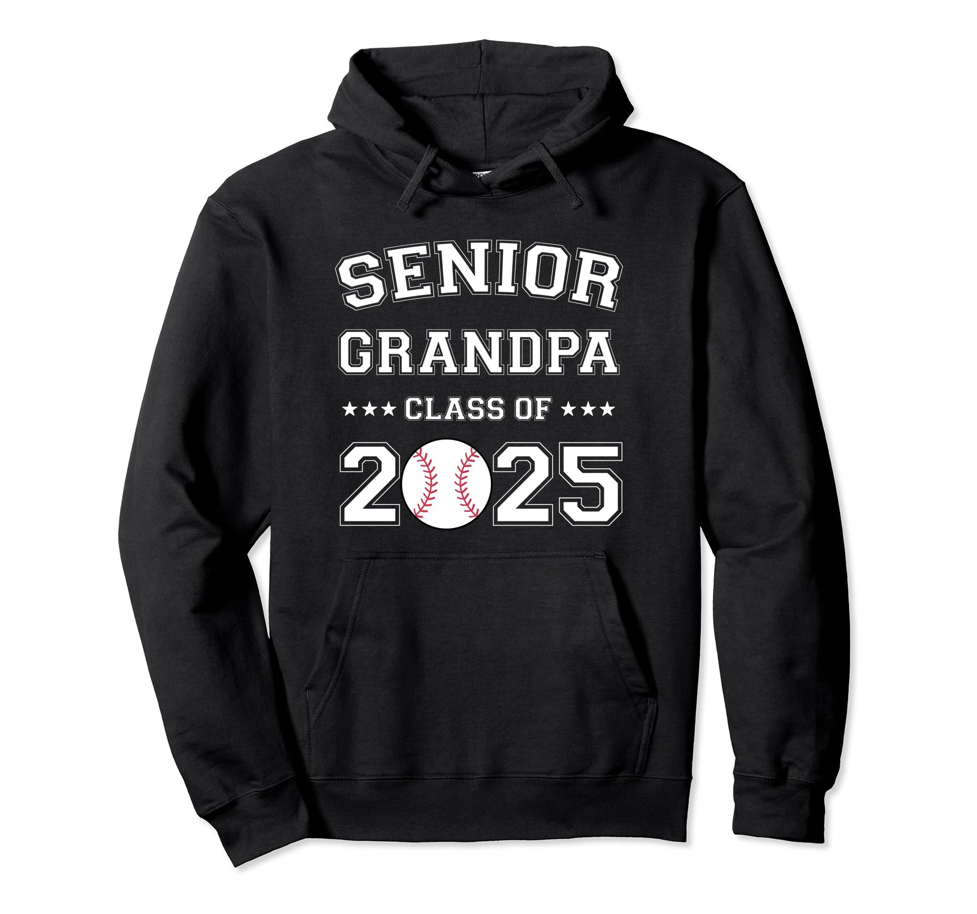 Class 2025 Baseball Grandpa Senior Hoodie - Graphic Print for Adults - T-Shirt, Sweatshirt, Hoodie