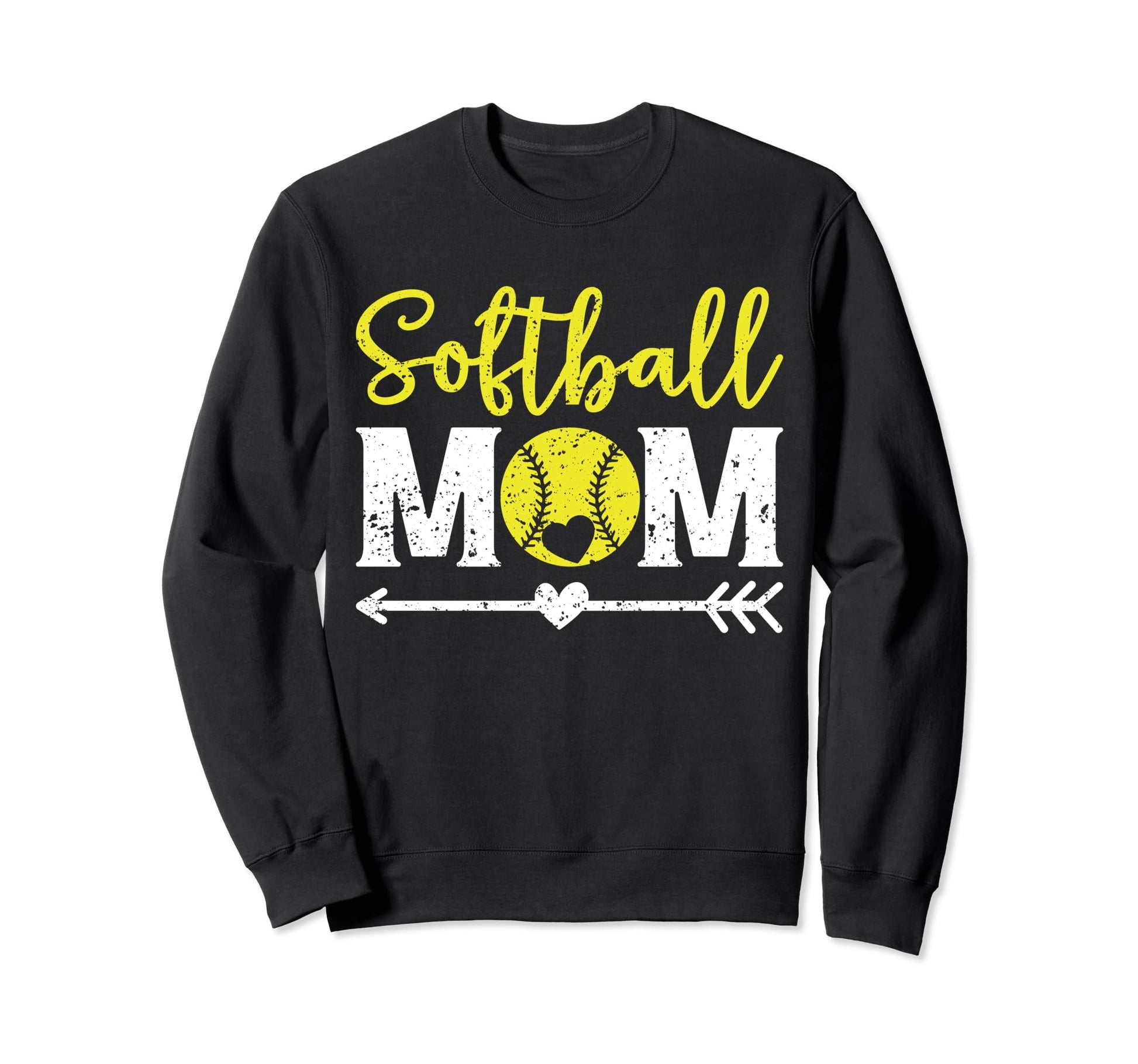 Softball Mom Player Team Mama Sports Sweatshirt - Aesthetic Graphic Unisex - T-Shirt, Sweatshirt, Hoodie
