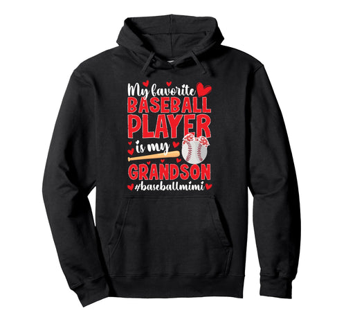 Baseball Mimi Grandma Proud Baseball Hoodie - Unique Graphic Men Women - T-Shirt, Sweatshirt, Hoodie