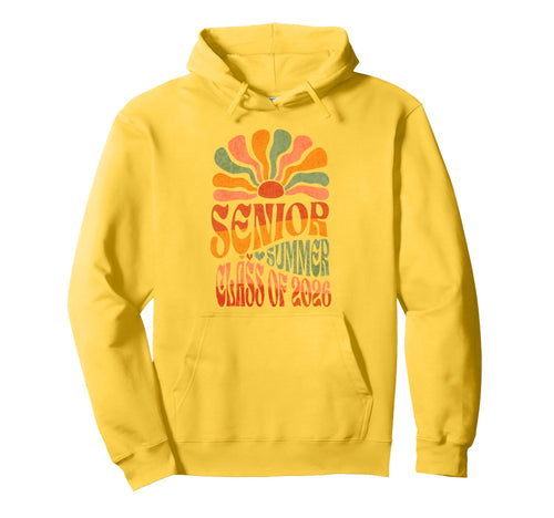 Senior Sunrise 2026 Boho Colorful Hoodie - Fun Novelty Design Men Women - T-Shirt, Sweatshirt, Hoodie