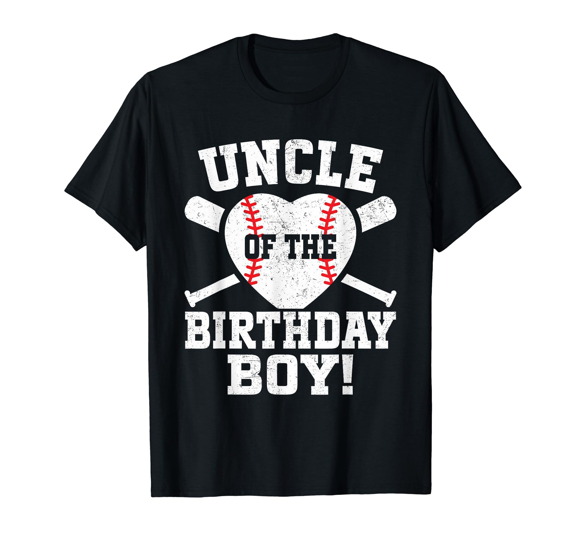 Uncle Birthday Baseball Birthday T-Shirt - Fun Novelty Design for Adults - T-Shirt, Sweatshirt, Hoodie