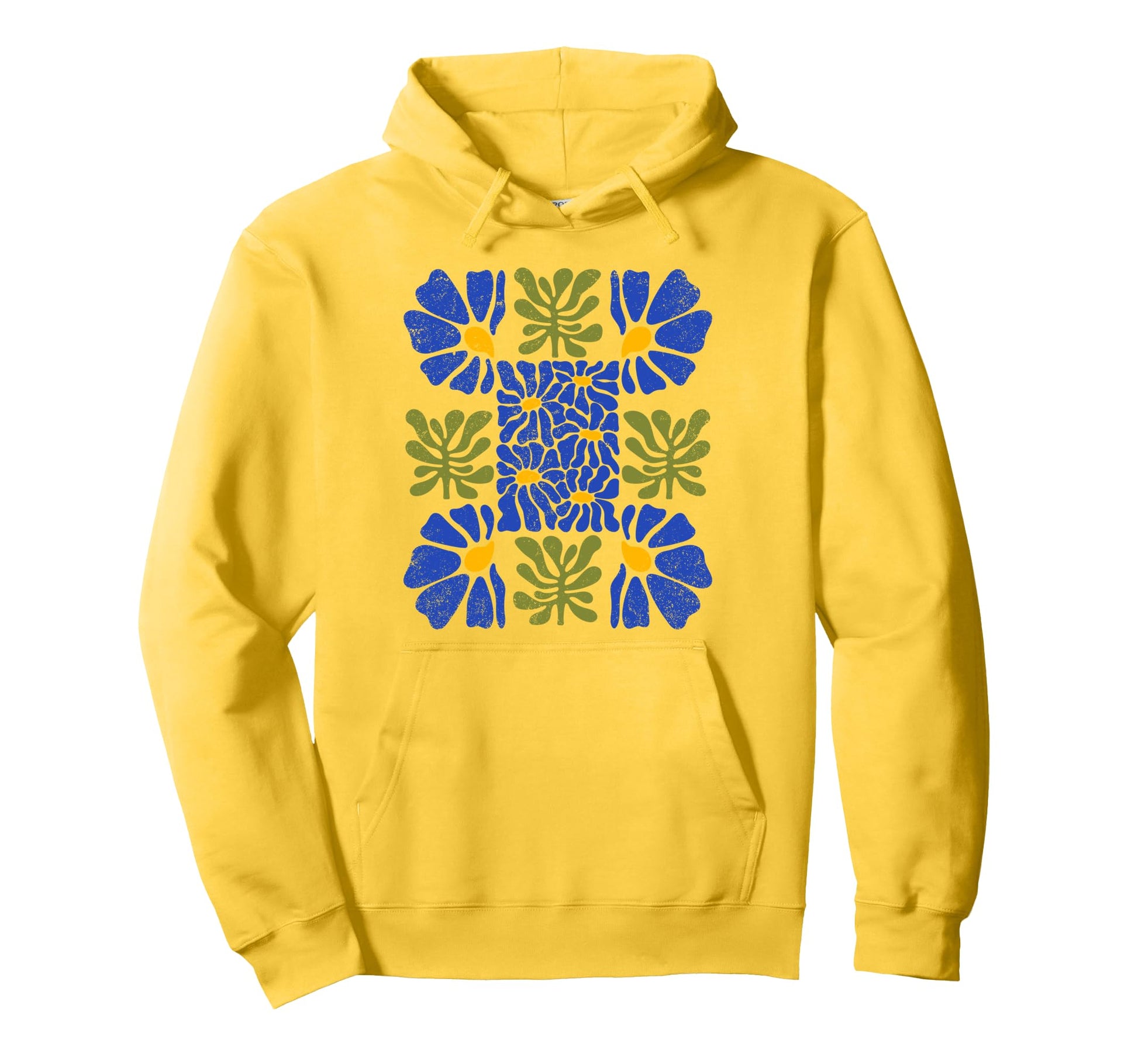 Boho Abstract Flowers Bohemian Hoodie - Minimalist Print for Adults - T-Shirt, Sweatshirt, Hoodie