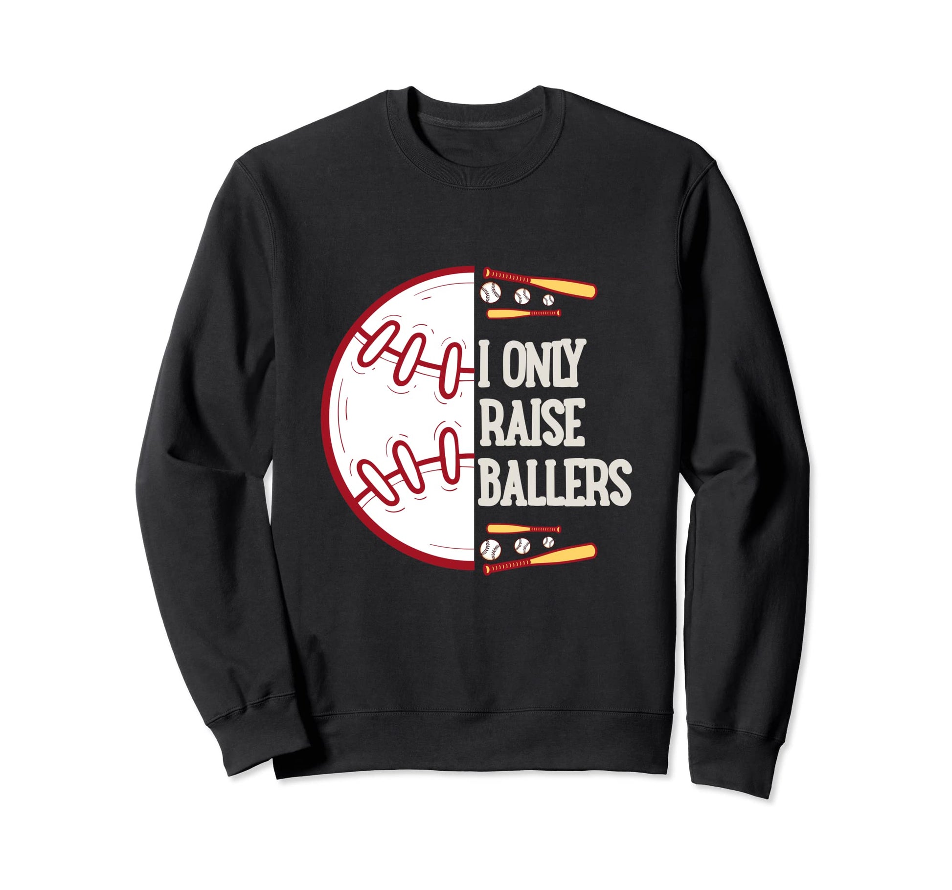 Funny Sport Lover Baseball Game Day Sweatshirt - Graphic Print Men Women - T-Shirt, Sweatshirt, Hoodie