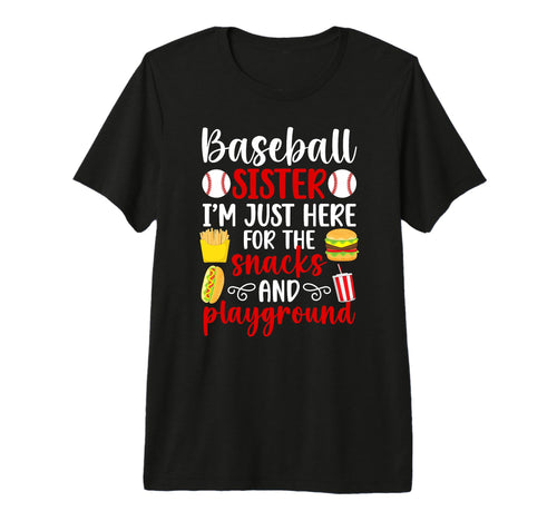 Funny Baseball Sister Baseball Players T-Shirt - Trendy Graphic Unisex - T-Shirt, Sweatshirt, Hoodie