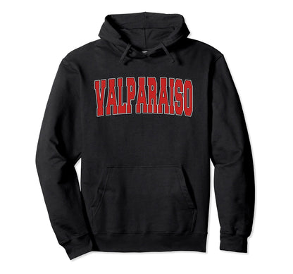 Valparaiso Indiana Varsity Usa Sports Hoodie - Minimalist Print Men Women - T-Shirt, Sweatshirt, Hoodie