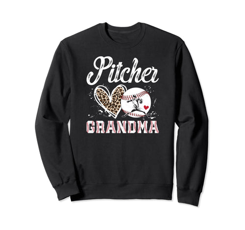 Baseball Pitcher Grandma Baseball Sweatshirt - Fun Novelty Design Unisex - T-Shirt, Sweatshirt, Hoodie