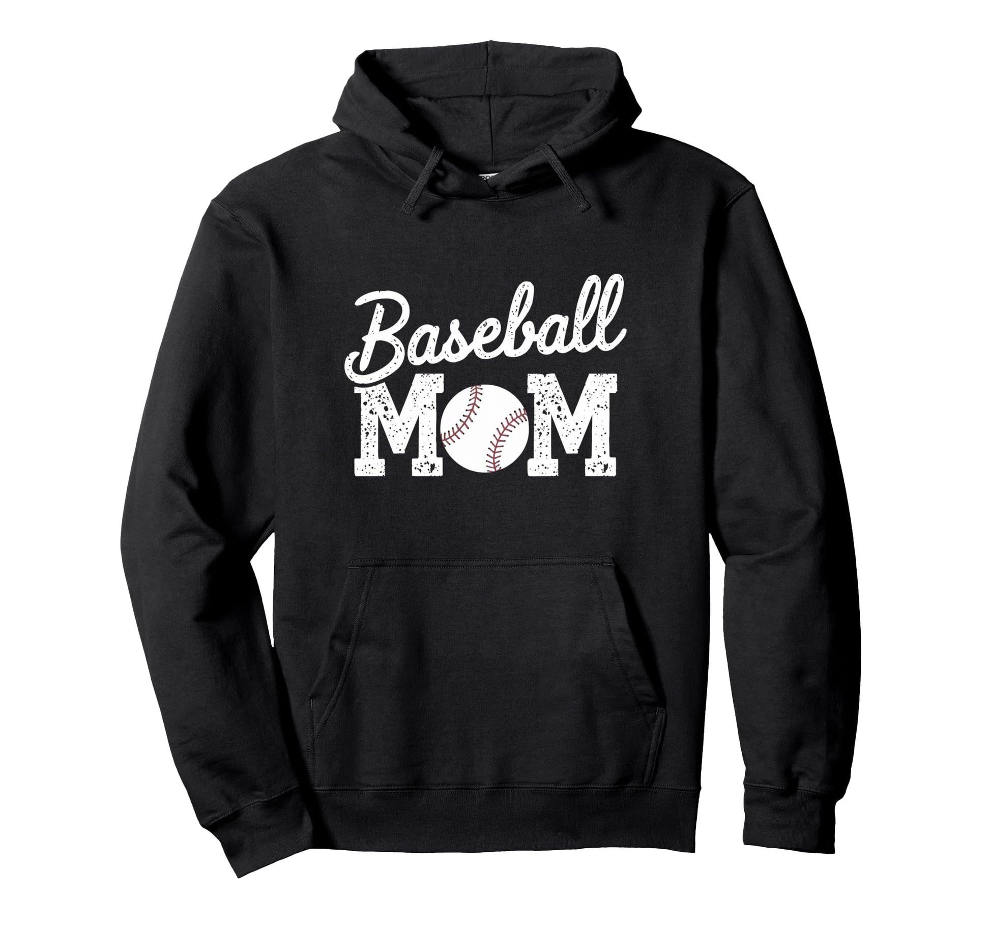 Baseball Mom Proud Supportive Hoodie - Trendy Graphic for Adults - T-Shirt, Sweatshirt, Hoodie