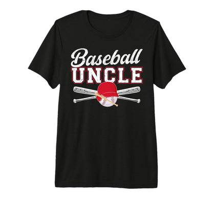 Mens Baseball Uncle Baseball Player T-Shirt - Casual Everyday Wear Unisex - T-Shirt, Sweatshirt, Hoodie
