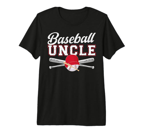 Mens Baseball Uncle Baseball Player T-Shirt - Casual Everyday Wear Unisex - T-Shirt, Sweatshirt, Hoodie