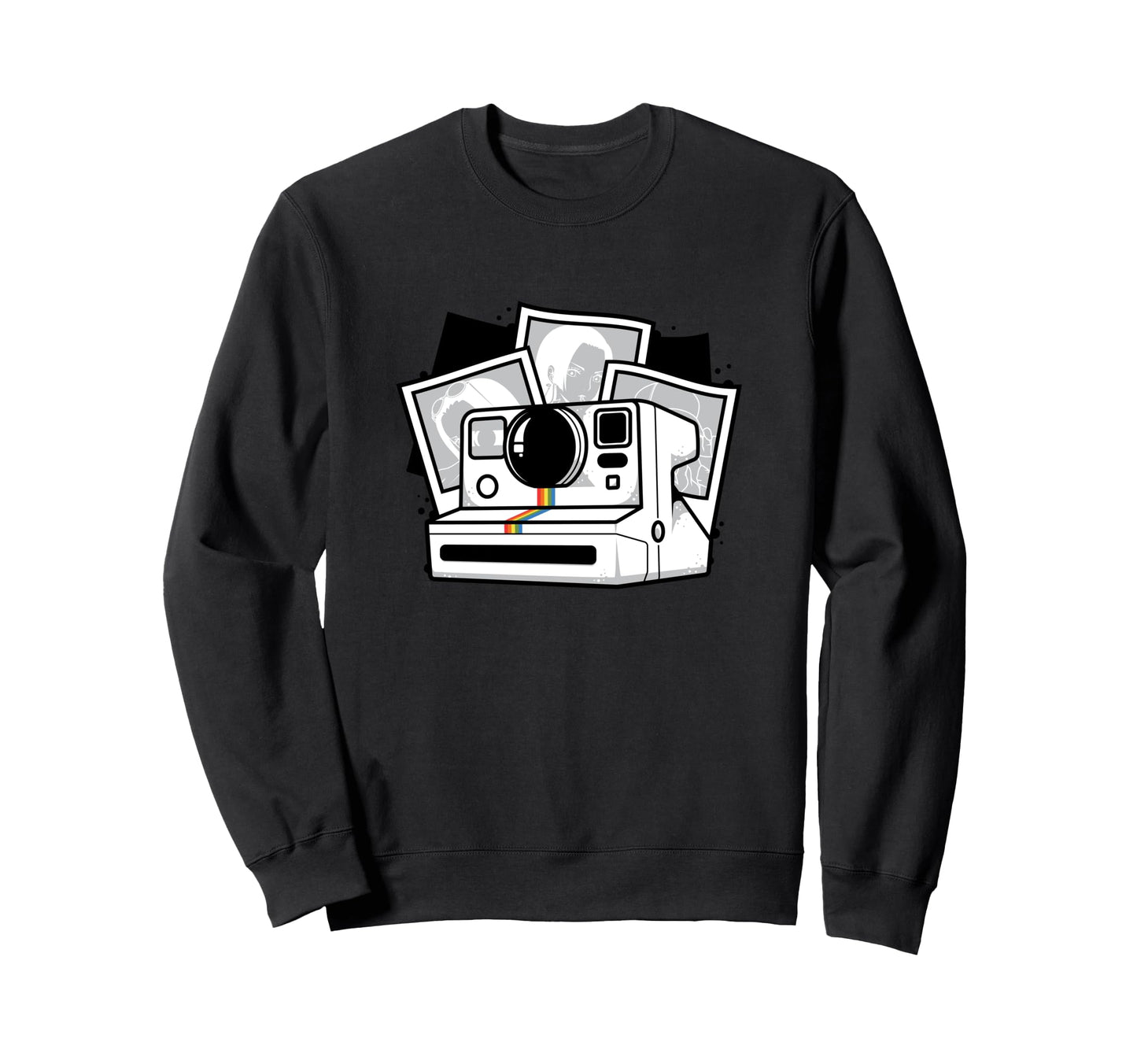 Instant Camera Photos Art Sweatshirt - Graphic Print Men Women - T-Shirt, Sweatshirt, Hoodie