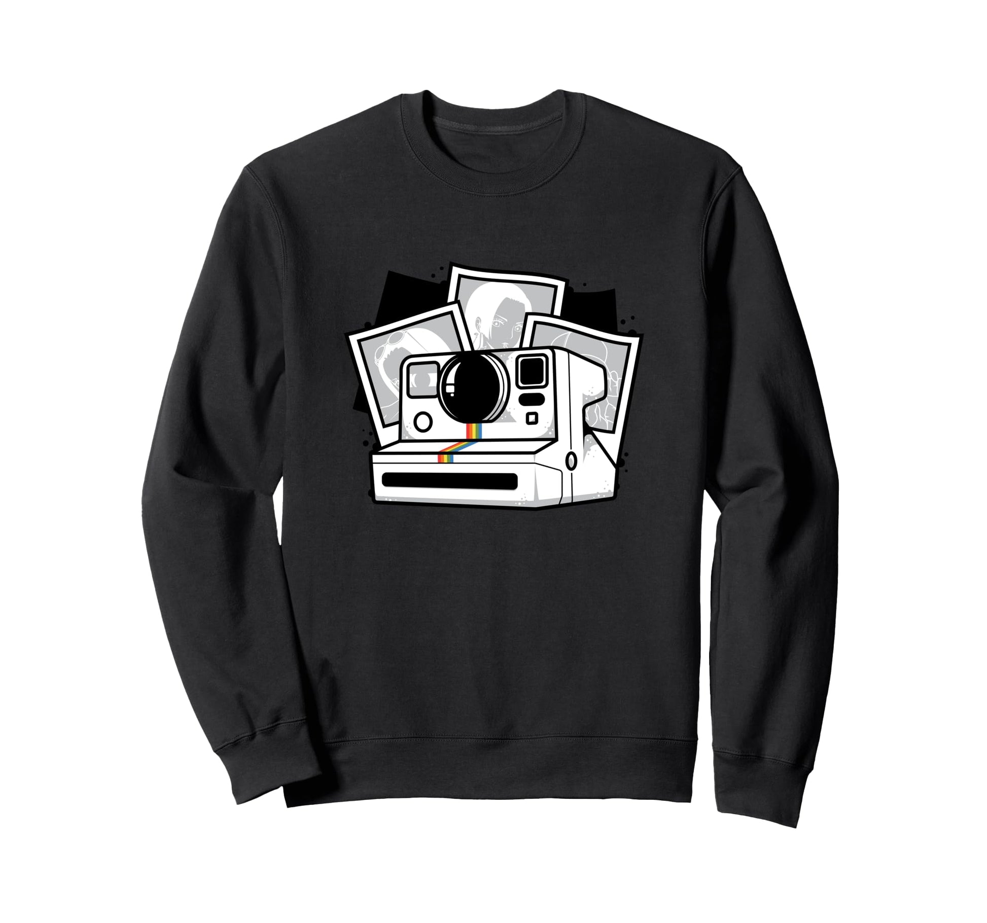 Instant Camera Photos Art Sweatshirt - Graphic Print Men Women - T-Shirt, Sweatshirt, Hoodie